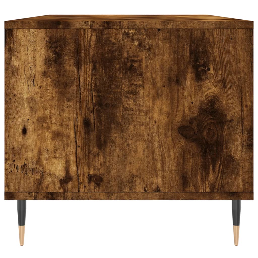 vidaXL Măsuță de cafea, stejar fumuriu, 90x49x45 cm, lemn prelucrat vidaXL Măsuță de cafea, stejar fumuriu, 90x49x45 cm, lemn prelucrat
