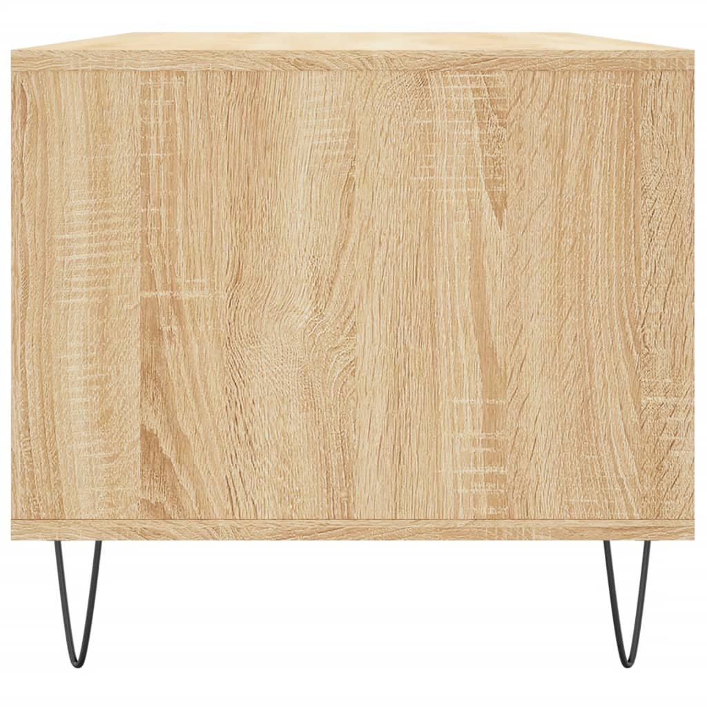 vidaXL Măsuță de cafea, stejar sonoma, 90x49x45 cm, lemn prelucrat