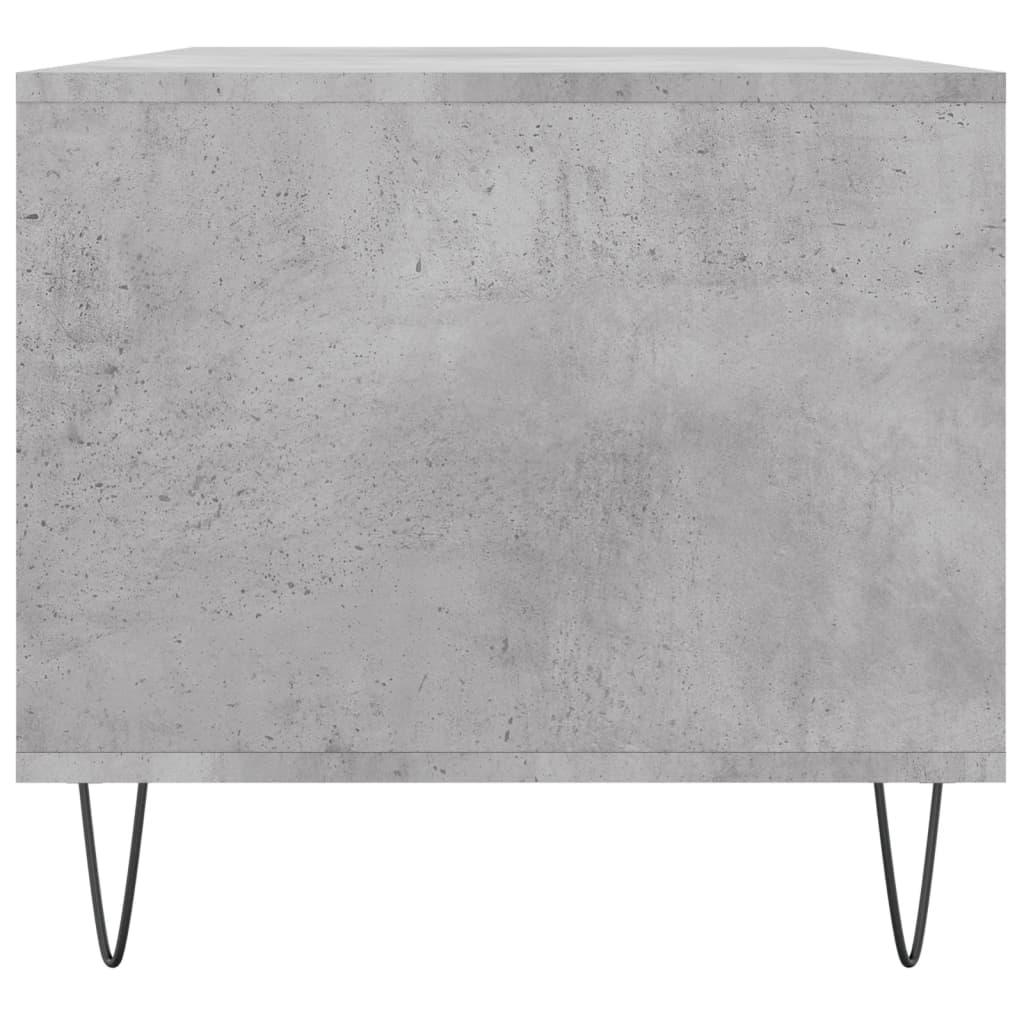 vidaXL Măsuță de cafea, gri beton, 90x49x45 cm, lemn prelucrat