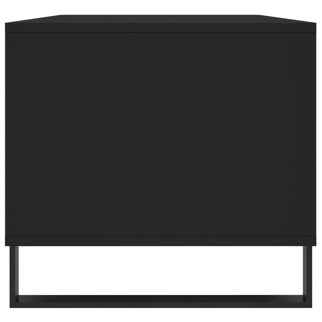 vidaXL Măsuță de cafea, negru, 90x49x45 cm, lemn compozit vidaXL Măsuță de cafea, negru, 90x49x45 cm, lemn compozit