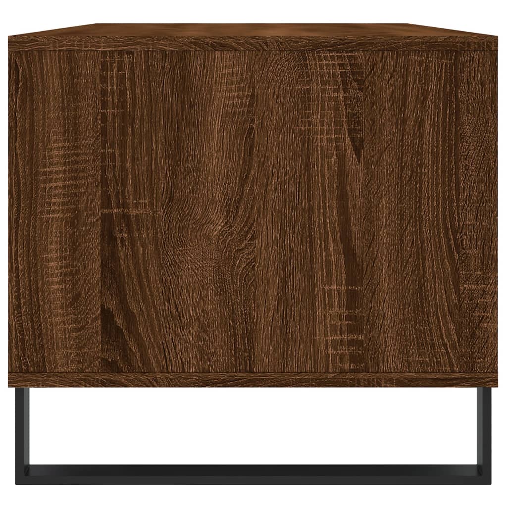 vidaXL Măsuță de cafea, stejar maro, 90x49x45 cm, lemn prelucrat vidaXL Măsuță de cafea, stejar maro, 90x49x45 cm, lemn prelucrat