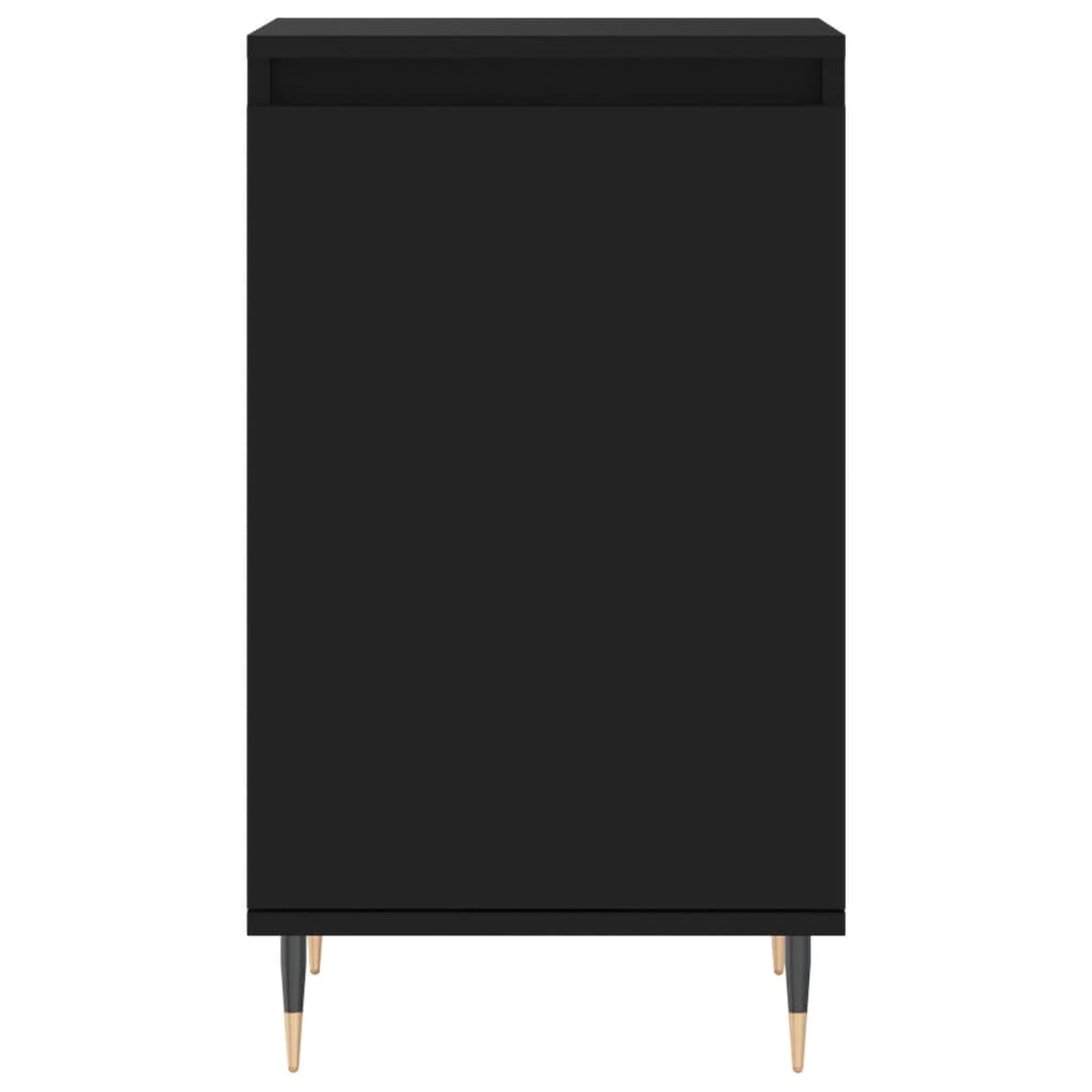 vidaXL Dulapuri, 2 buc., negru, 40x35x70 cm, lemn prelucrat