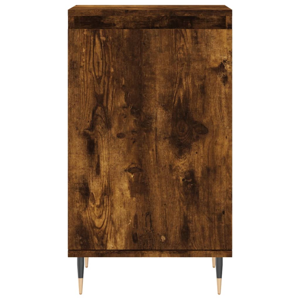 vidaXL Servante, 2 buc., stejar fumuriu, 40x35x70 cm, lemn prelucrat