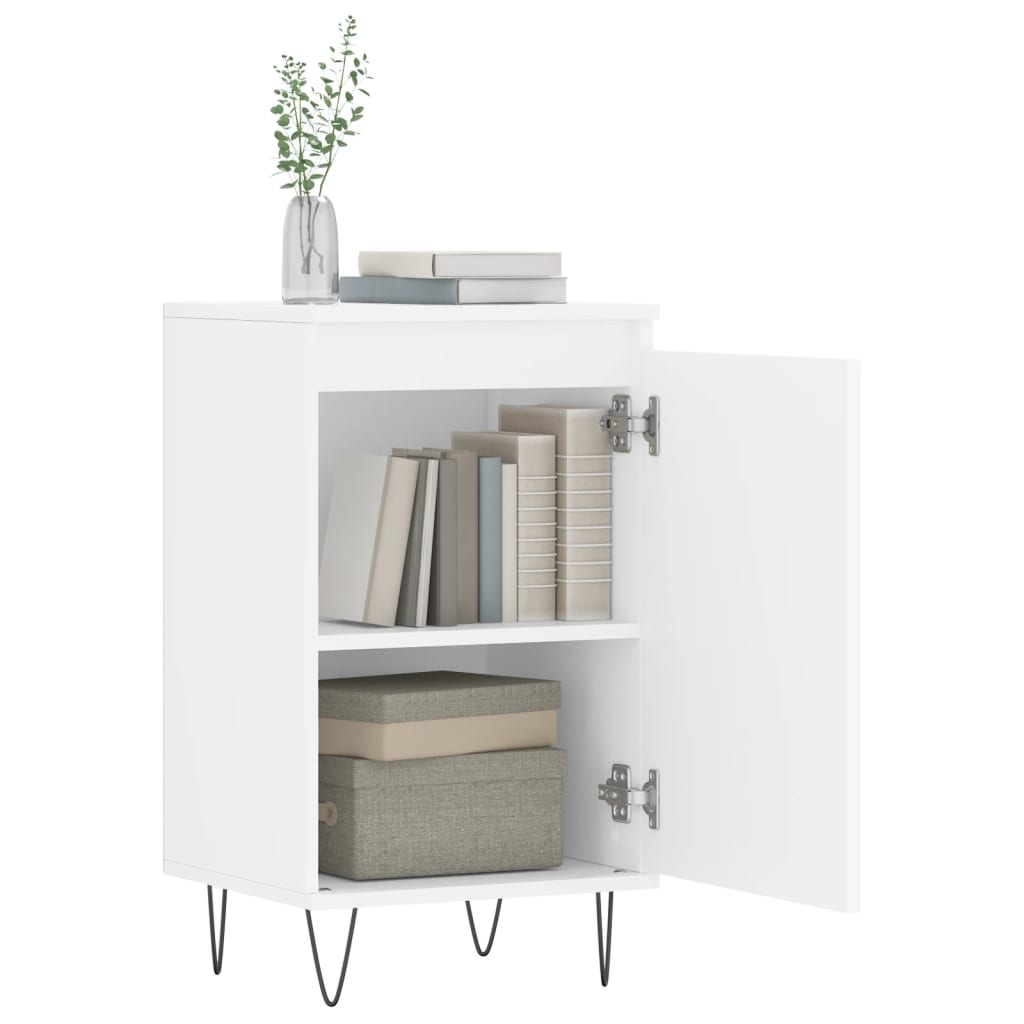 vidaXL Dulap, alb, 40x35x70 cm, lemn prelucrat