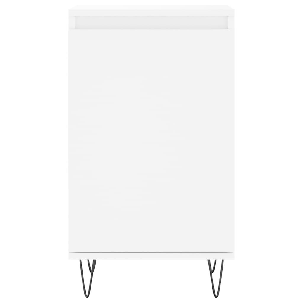 vidaXL Dulapuri, 2 buc., alb, 40x35x70 cm, lemn prelucrat