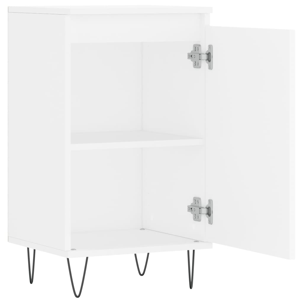 vidaXL Dulapuri, 2 buc., alb, 40x35x70 cm, lemn prelucrat