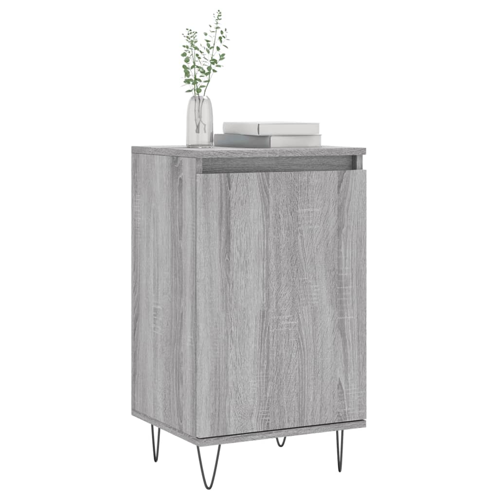 vidaXL Dulapuri, 2 buc., gri sonoma, 40x35x70 cm, lemn prelucrat