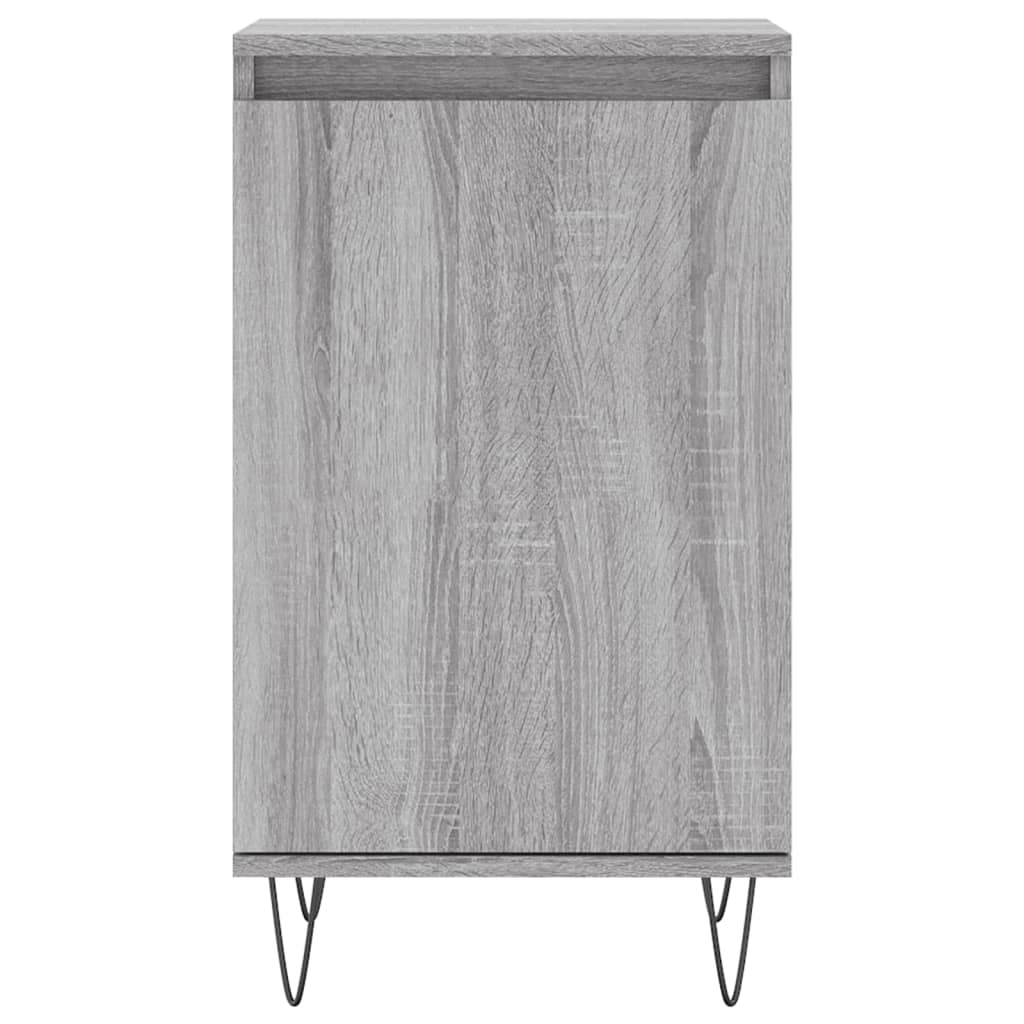 vidaXL Dulapuri, 2 buc., gri sonoma, 40x35x70 cm, lemn prelucrat