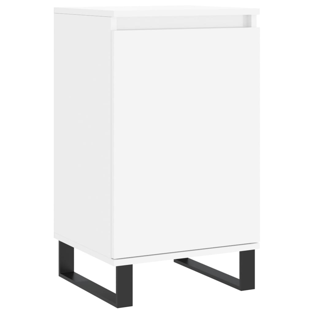vidaXL Dulapuri, 2 buc., alb, 40x35x70 cm, lemn prelucrat