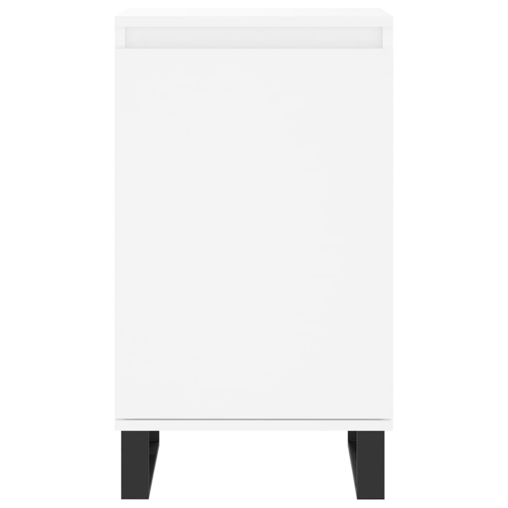 vidaXL Dulapuri, 2 buc., alb, 40x35x70 cm, lemn prelucrat