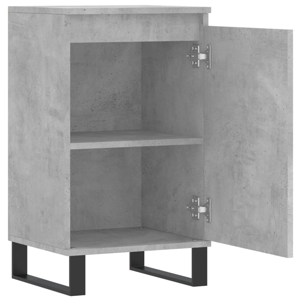 vidaXL Dulapuri, 2 buc., gri beton, 40x35x70 cm, lemn prelucrat