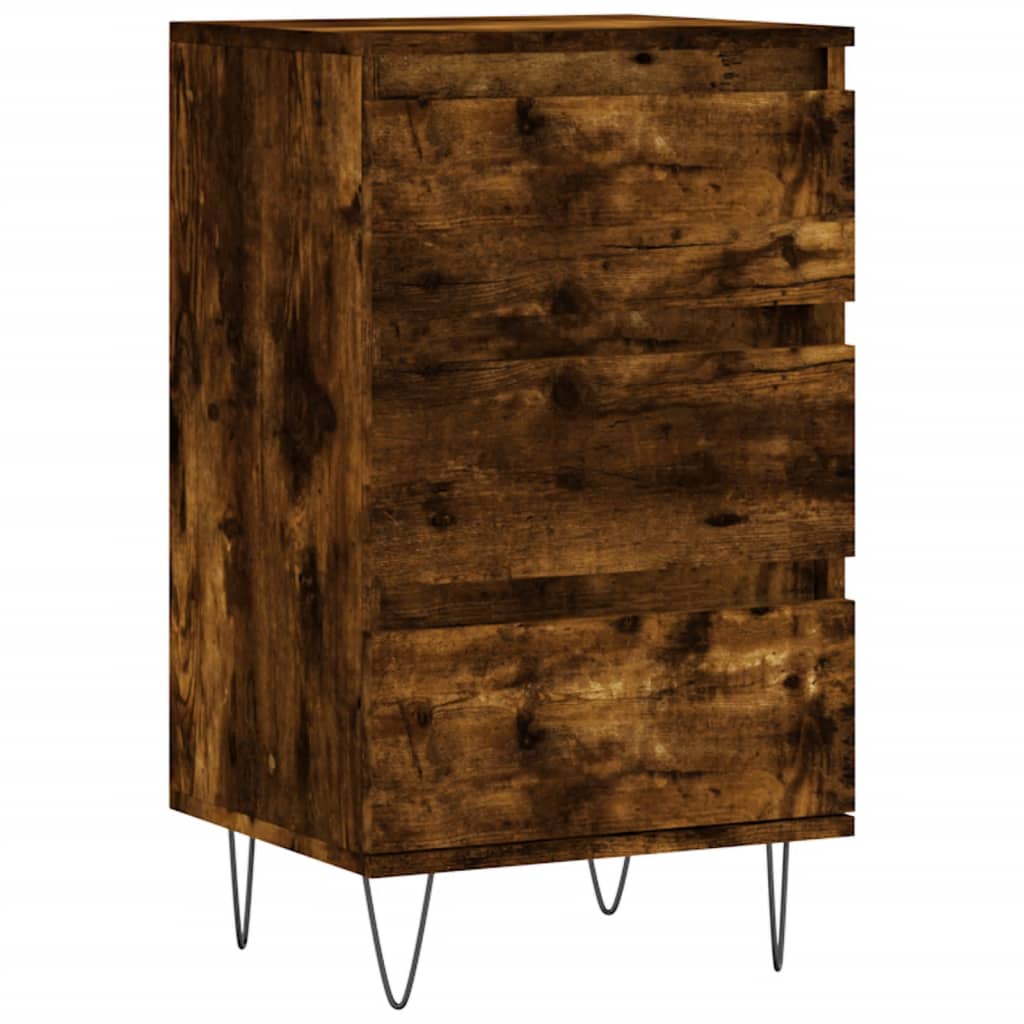 vidaXL Dulap, stejar afumat, 40x35x70 cm, lemn prelucrat