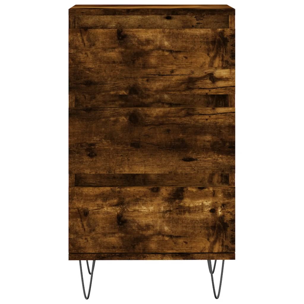 vidaXL Dulap, stejar afumat, 40x35x70 cm, lemn prelucrat
