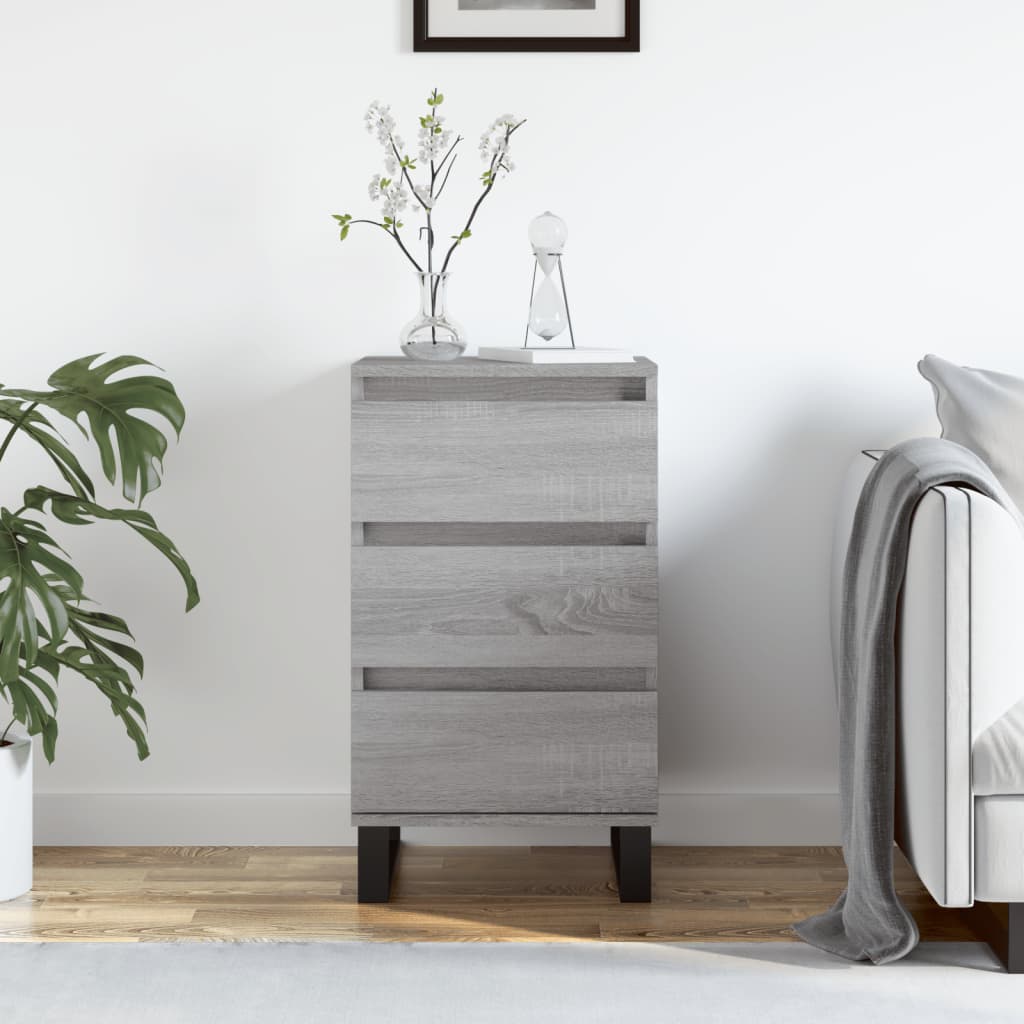 vidaXL Servantă, gri sonoma, 40x35x70 cm, lemn prelucrat vidaXL Servantă, gri sonoma, 40x35x70 cm, lemn prelucrat
