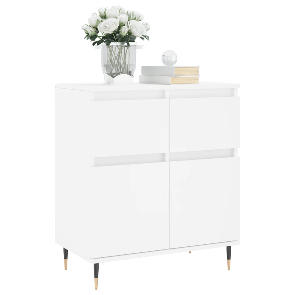 vidaXL Servantă, alb, 60x35x70 cm, lemn prelucrat vidaXL Servantă, alb, 60x35x70 cm, lemn prelucrat