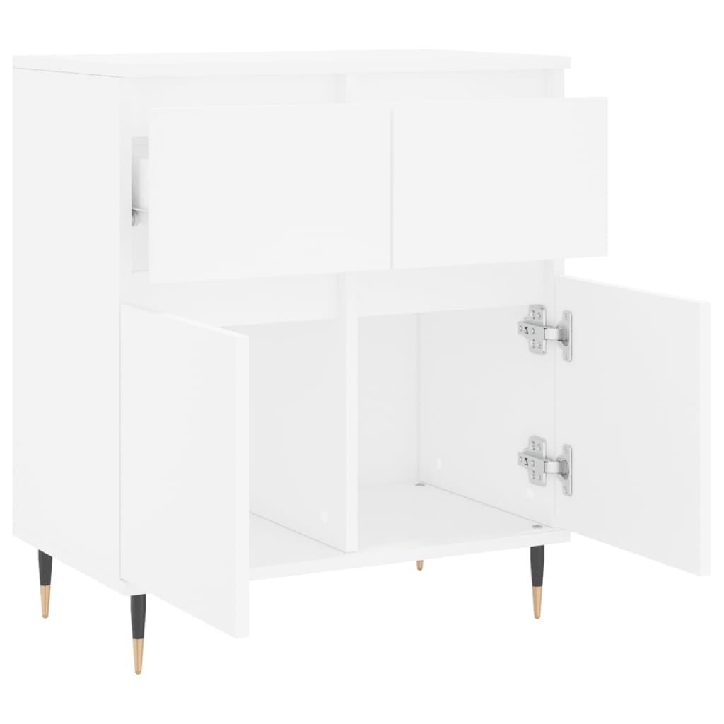 vidaXL Servantă, alb, 60x35x70 cm, lemn prelucrat vidaXL Servantă, alb, 60x35x70 cm, lemn prelucrat
