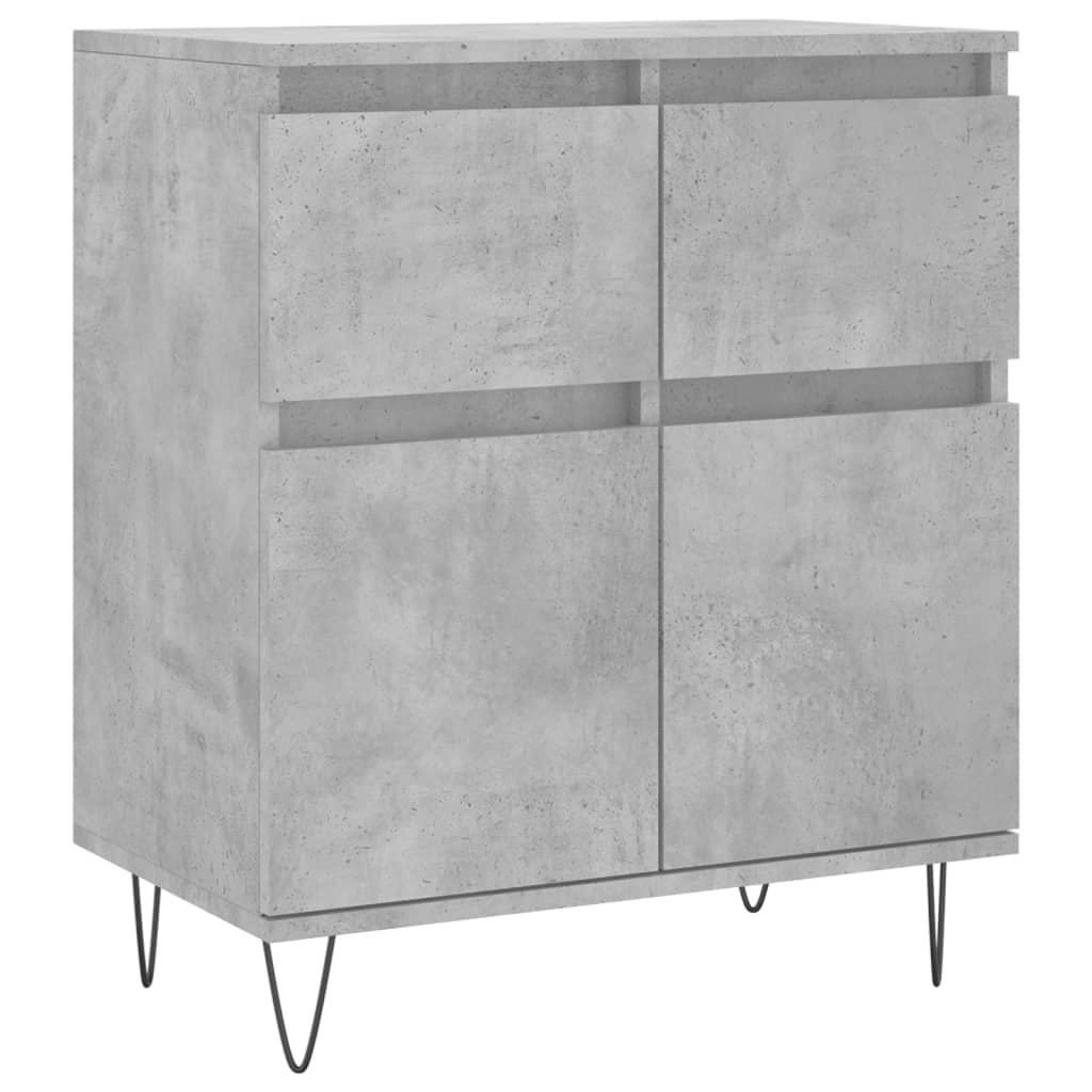 vidaXL Servantă, gri beton, 60x35x70 cm, lemn prelucrat vidaXL Servantă, gri beton, 60x35x70 cm, lemn prelucrat