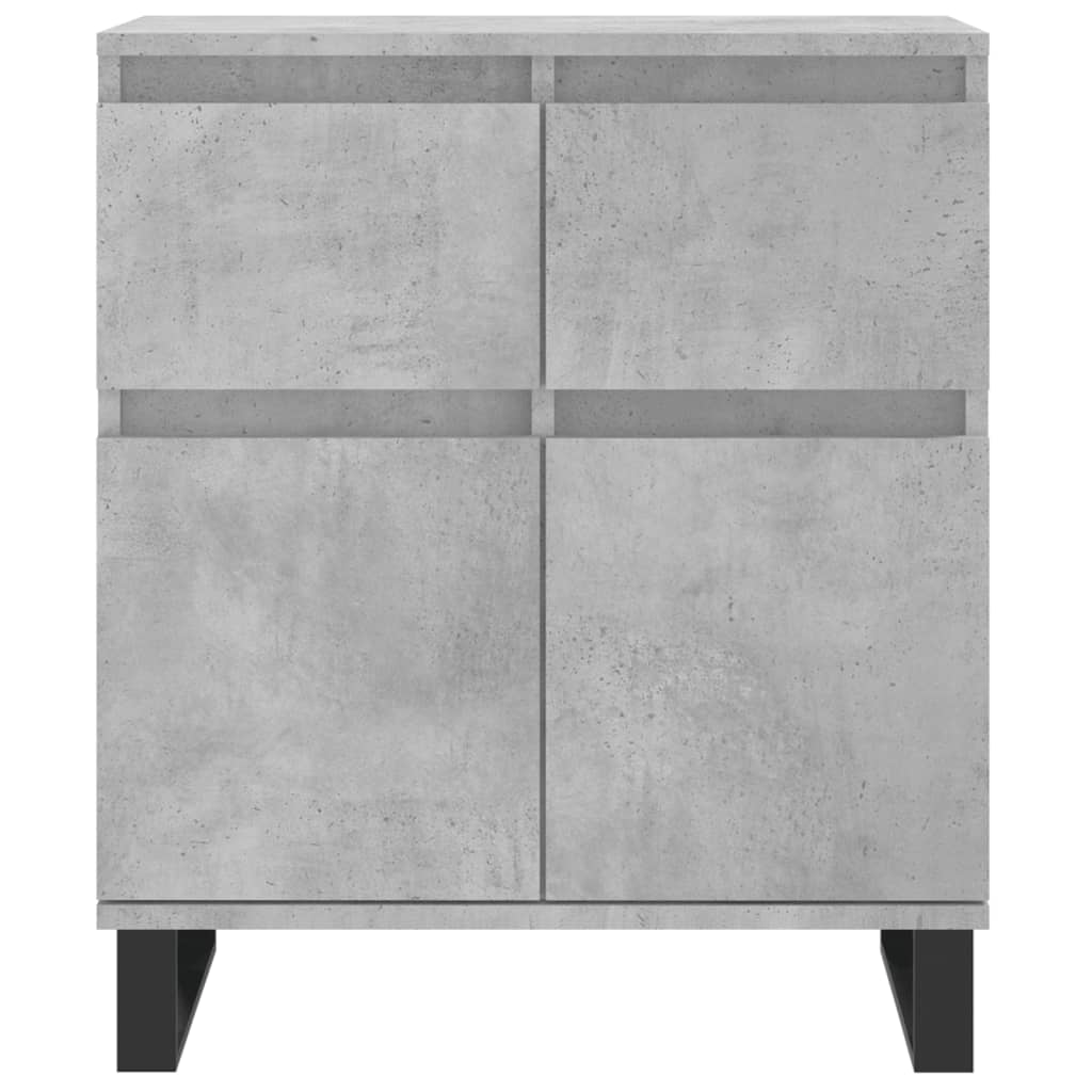vidaXL Servantă, gri beton, 60x35x70 cm, lemn prelucrat vidaXL Servantă, gri beton, 60x35x70 cm, lemn prelucrat