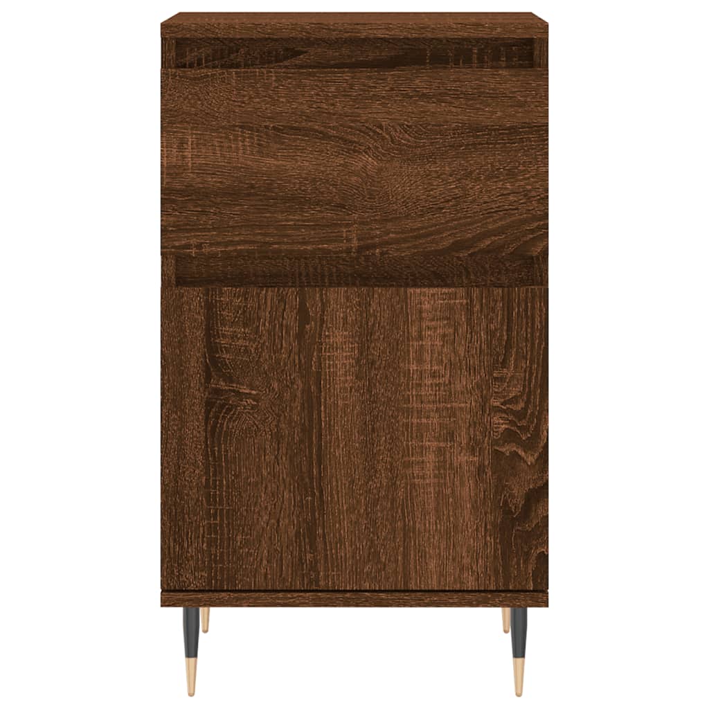 vidaXL Servante, 2 buc., stejar maro, 40x35x70 cm, lemn prelucrat