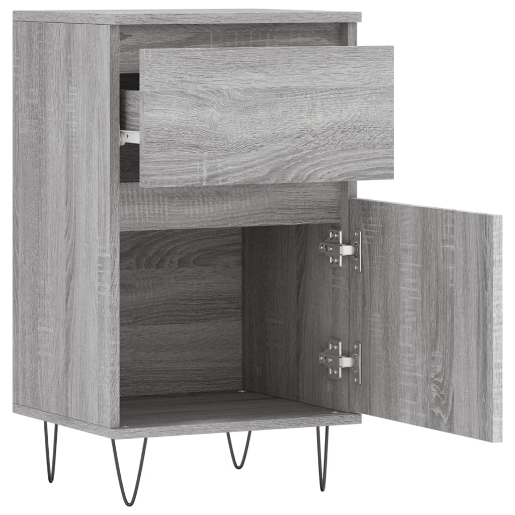 vidaXL Servantă, gri sonoma, 40x35x70 cm, lemn prelucrat vidaXL Servantă, gri sonoma, 40x35x70 cm, lemn prelucrat