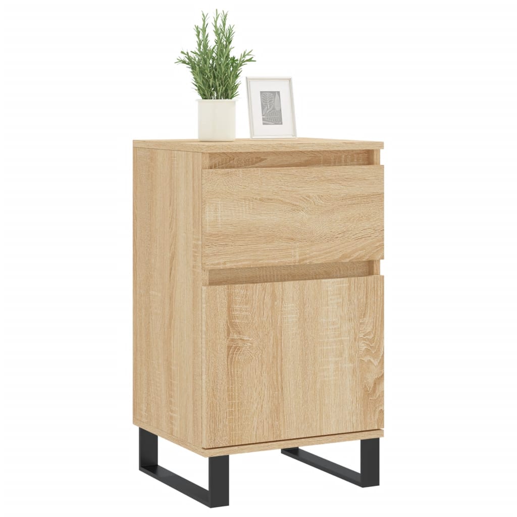 vidaXL Servante, 2 buc., stejar sonoma, 40x35x70 cm, lemn prelucrat
