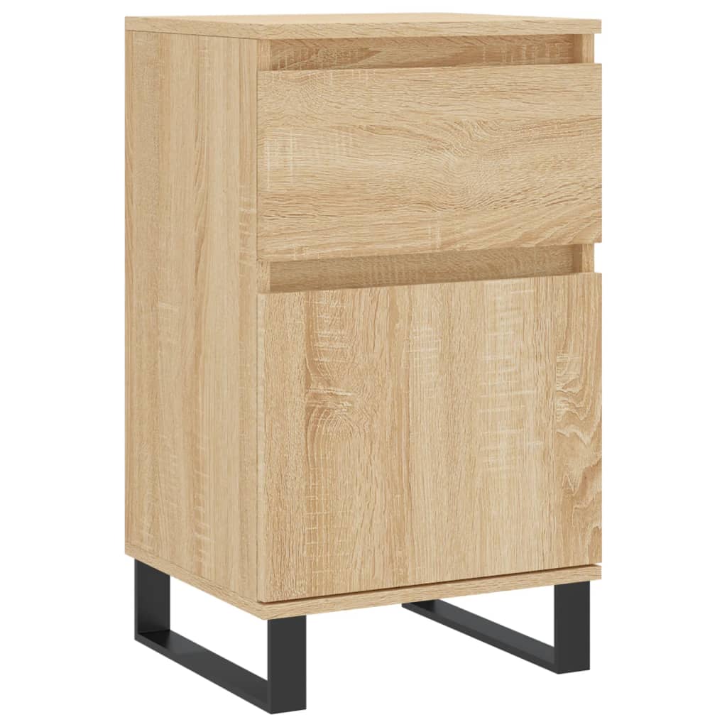 vidaXL Servante, 2 buc., stejar sonoma, 40x35x70 cm, lemn prelucrat
