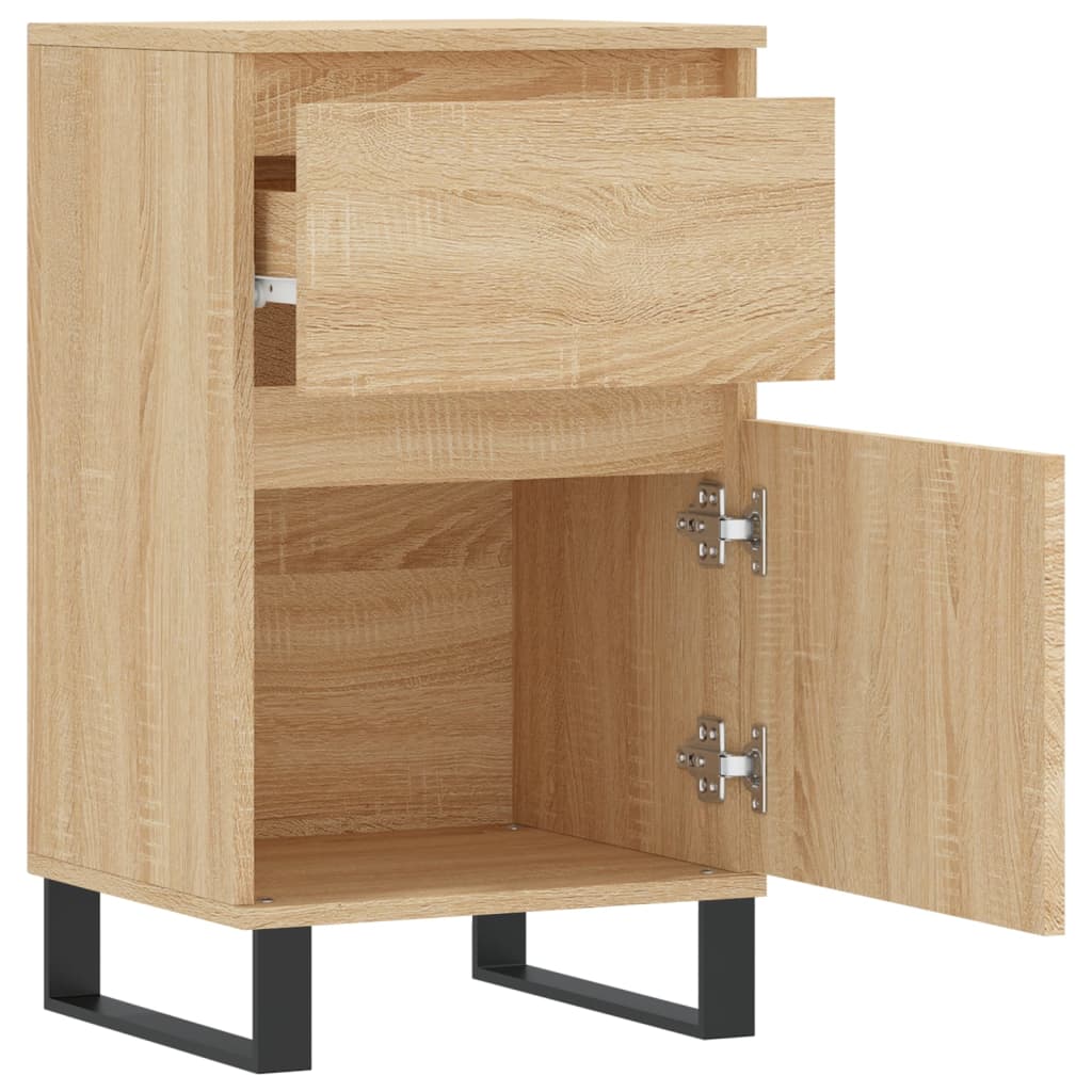 vidaXL Servante, 2 buc., stejar sonoma, 40x35x70 cm, lemn prelucrat
