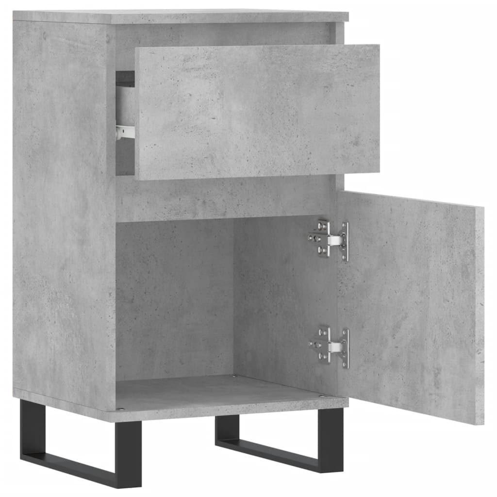 vidaXL Servantă, gri beton, 40x35x70 cm, lemn prelucrat vidaXL Servantă, gri beton, 40x35x70 cm, lemn prelucrat