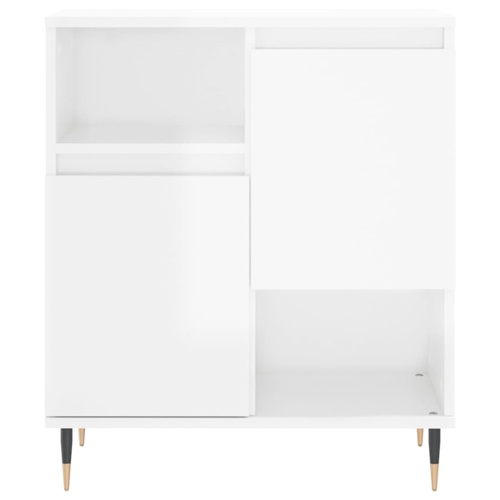 vidaXL Servantă, alb extralucios, 60x35x70 cm, lemn prelucrat vidaXL Servantă, alb extralucios, 60x35x70 cm, lemn prelucrat