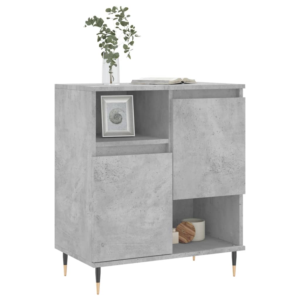 vidaXL Servantă, gri beton, 60x35x70 cm, lemn prelucrat vidaXL Servantă, gri beton, 60x35x70 cm, lemn prelucrat