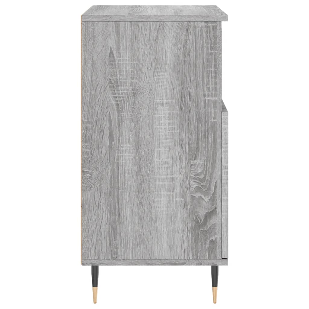 vidaXL Servantă, sonoma gri, 60x35x70 cm, lemn prelucrat
