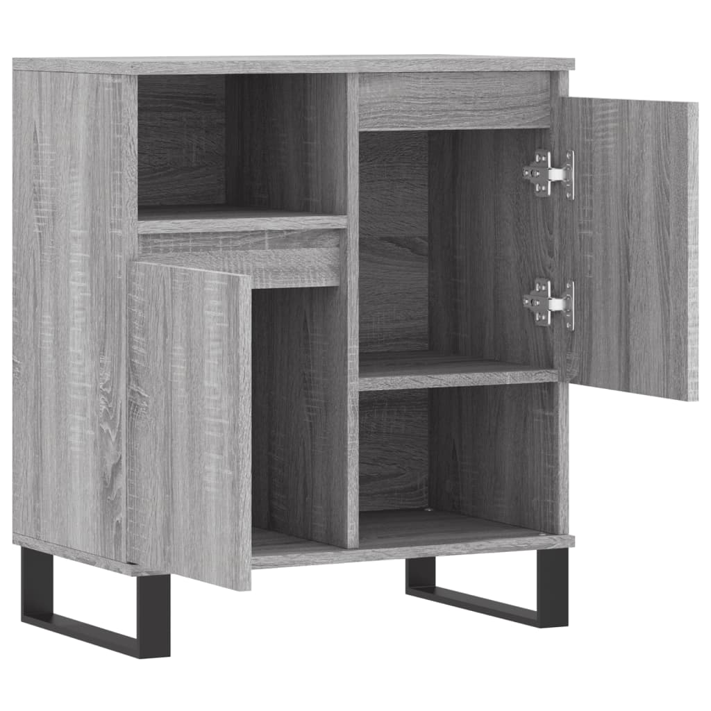 vidaXL Servantă, sonoma gri, 60x35x70 cm, lemn prelucrat