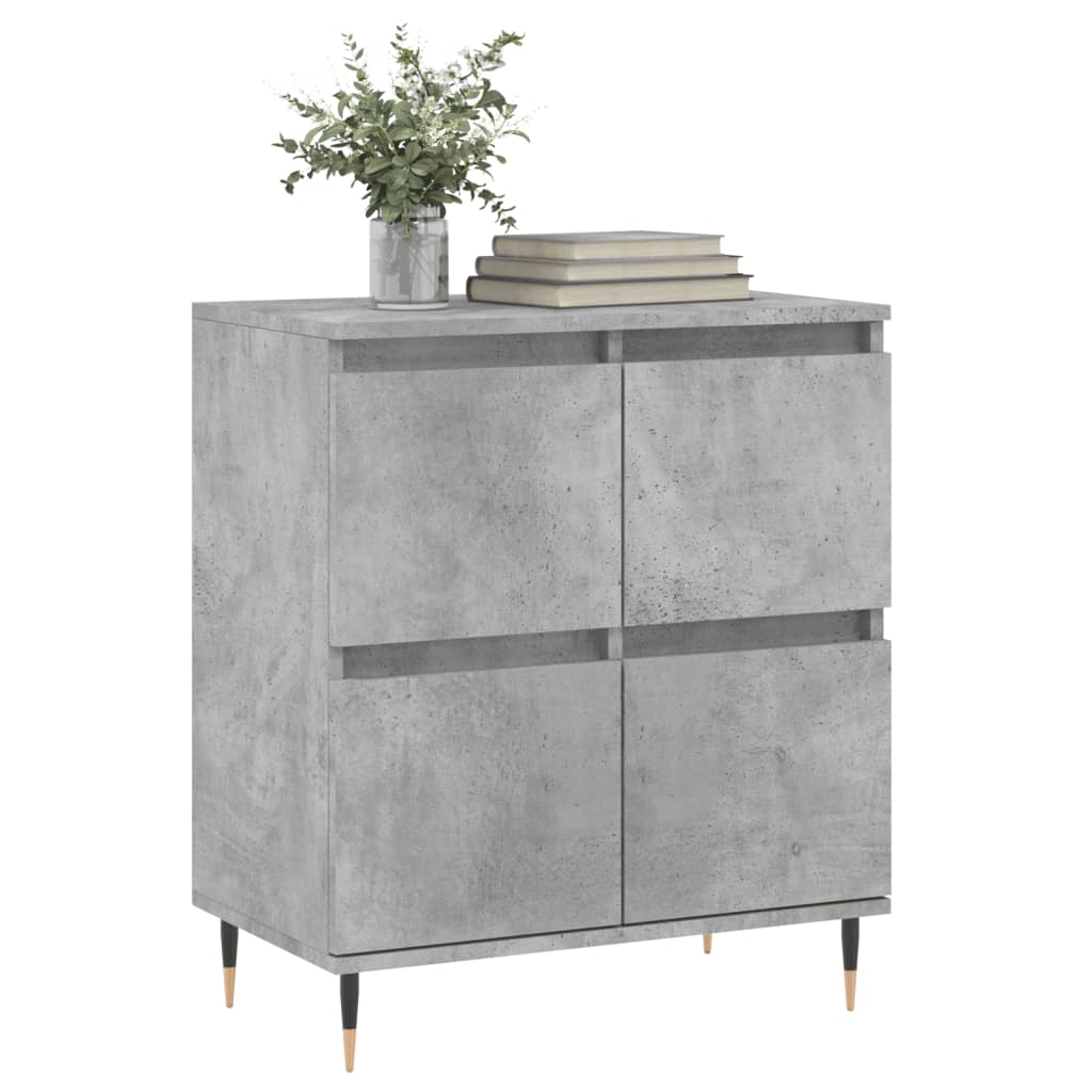 vidaXL Servantă, gri beton, 60x35x70 cm, lemn prelucrat vidaXL Servantă, gri beton, 60x35x70 cm, lemn prelucrat