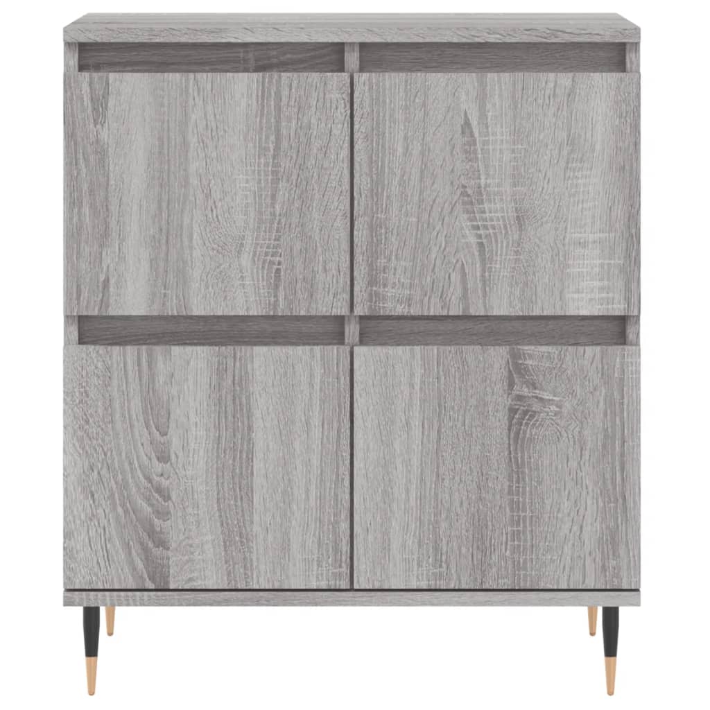 vidaXL Servantă, sonoma gri, 60x35x70 cm, lemn prelucrat