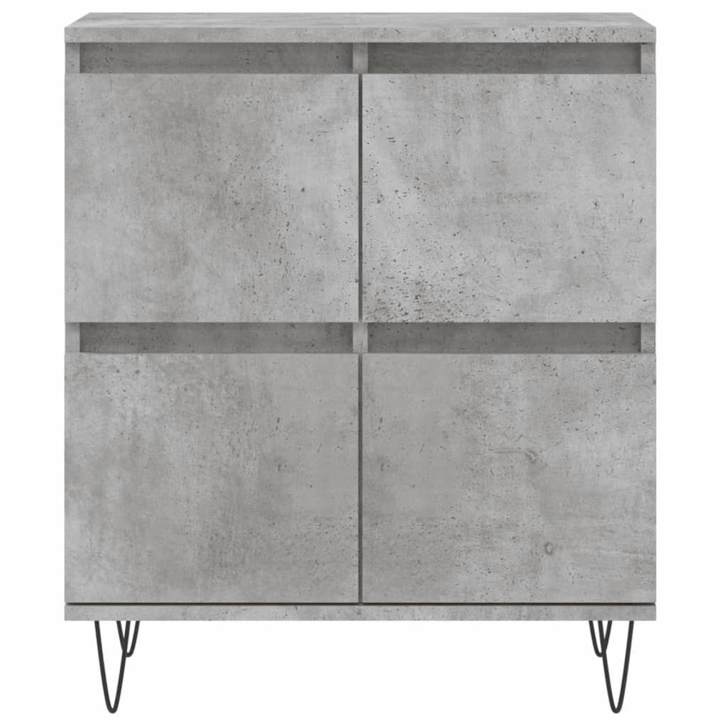 vidaXL Servantă, gri beton, 60x35x70 cm, lemn prelucrat