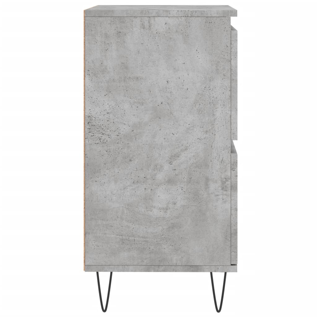 vidaXL Servantă, gri beton, 60x35x70 cm, lemn prelucrat