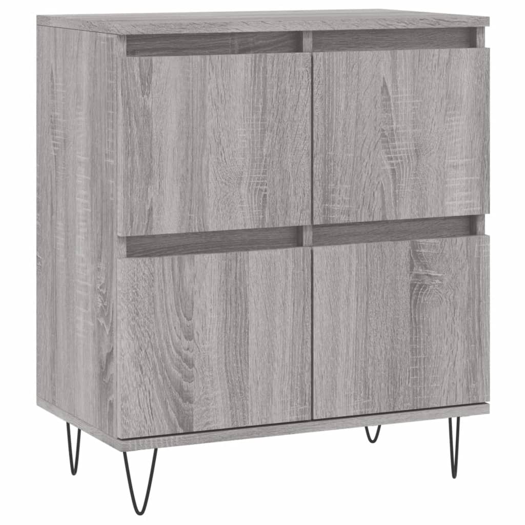 vidaXL Servantă, sonoma gri, 60x35x70 cm, lemn prelucrat vidaXL Servantă, sonoma gri, 60x35x70 cm, lemn prelucrat