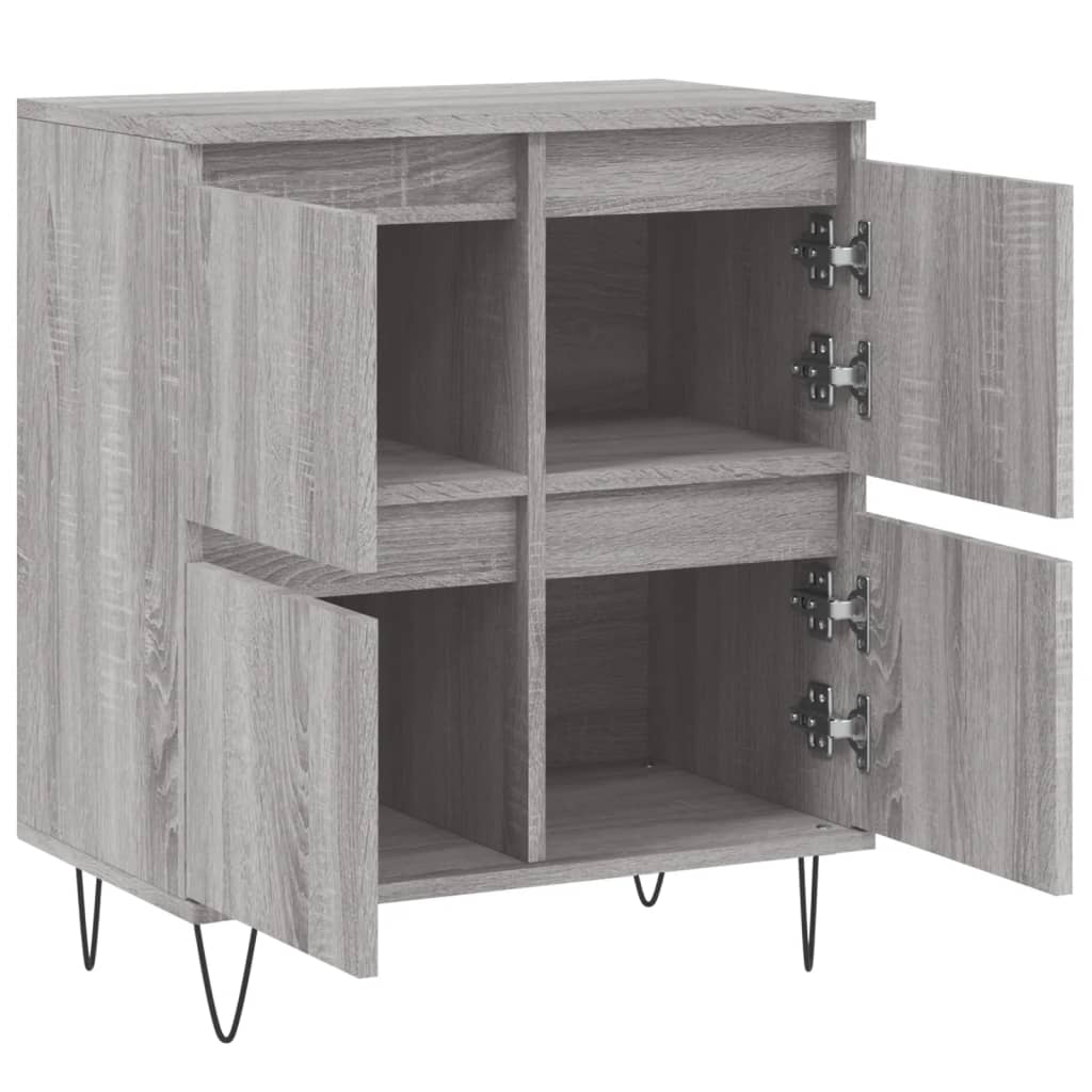vidaXL Servantă, sonoma gri, 60x35x70 cm, lemn prelucrat vidaXL Servantă, sonoma gri, 60x35x70 cm, lemn prelucrat