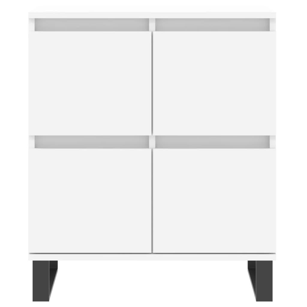 vidaXL Servantă, alb, 60x35x70 cm, lemn prelucrat