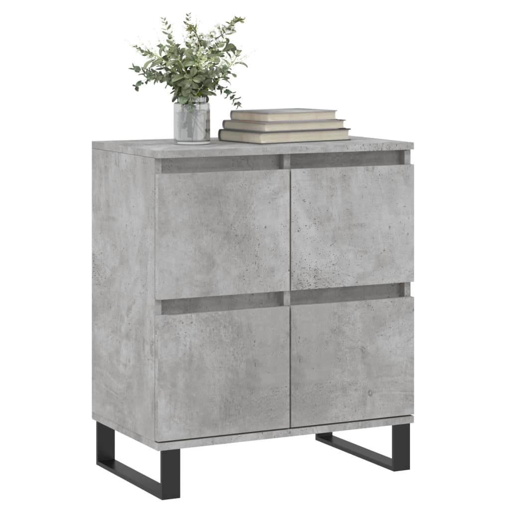 vidaXL Servantă, gri beton, 60x35x70 cm, lemn prelucrat vidaXL Servantă, gri beton, 60x35x70 cm, lemn prelucrat