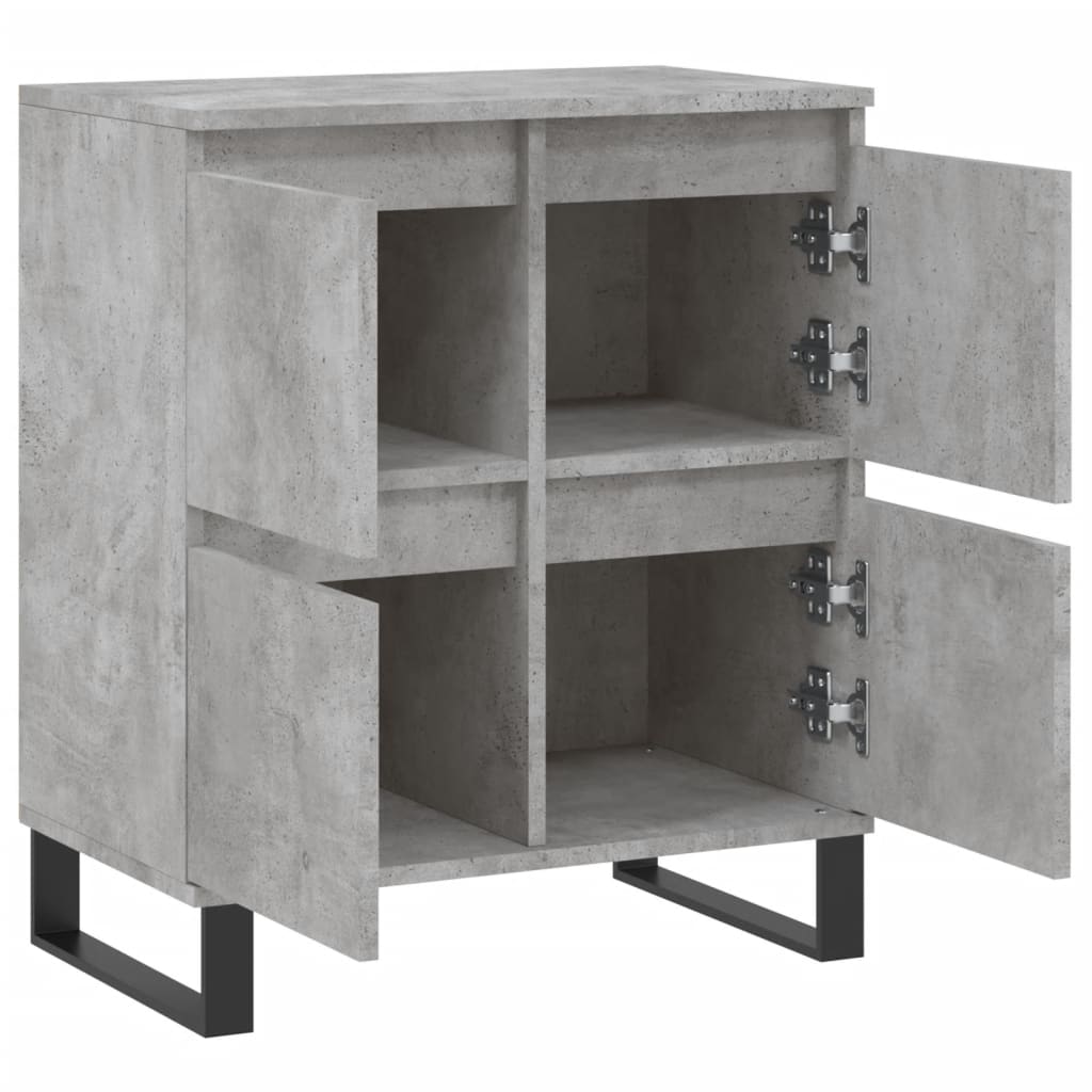 vidaXL Servantă, gri beton, 60x35x70 cm, lemn prelucrat vidaXL Servantă, gri beton, 60x35x70 cm, lemn prelucrat