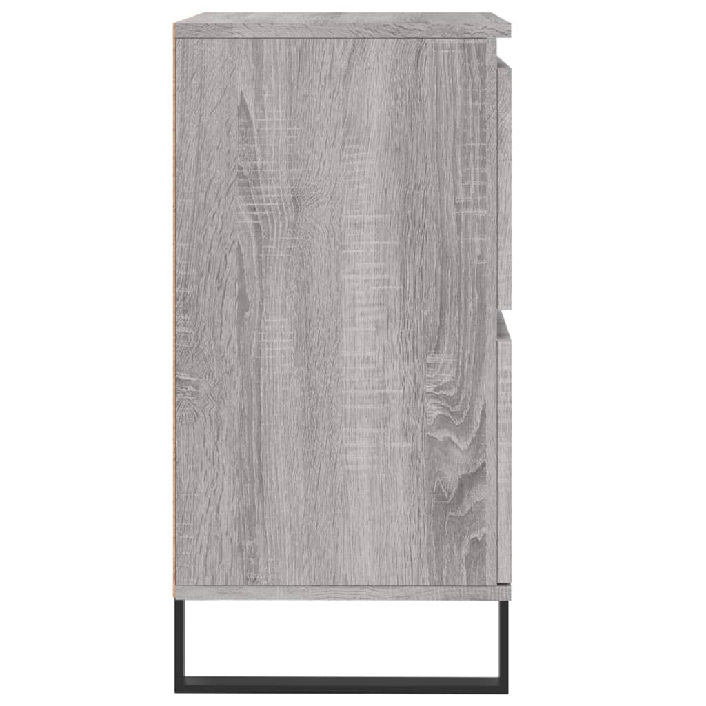 vidaXL Servantă, sonoma gri, 60x35x70 cm, lemn prelucrat