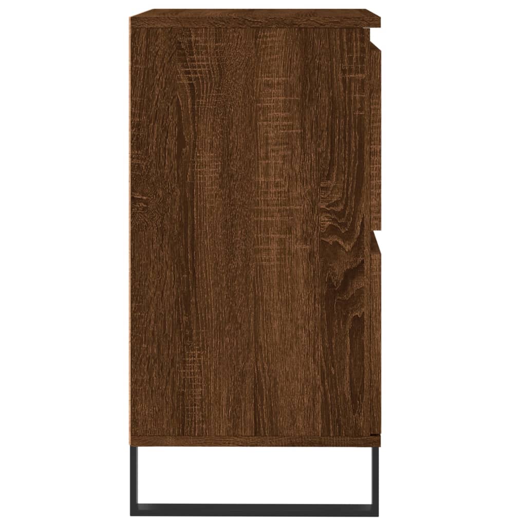 vidaXL Servantă, stejar maro, 60x35x70 cm, lemn compozit