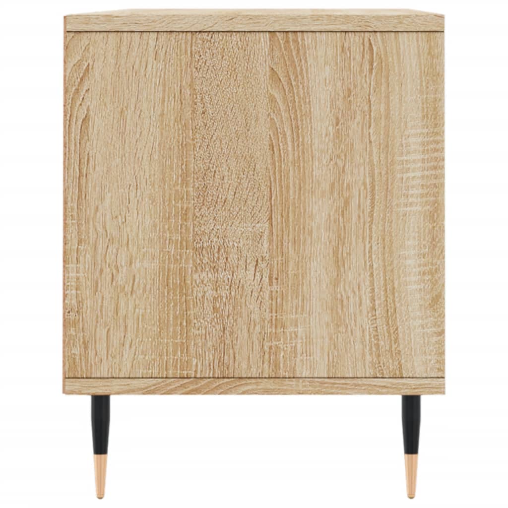 vidaXL Comodă TV, stejar sonoma, 100x34,5x44,5 cm, lemn prelucrat vidaXL Comodă TV, stejar sonoma, 100x34,5x44,5 cm, lemn prelucrat
