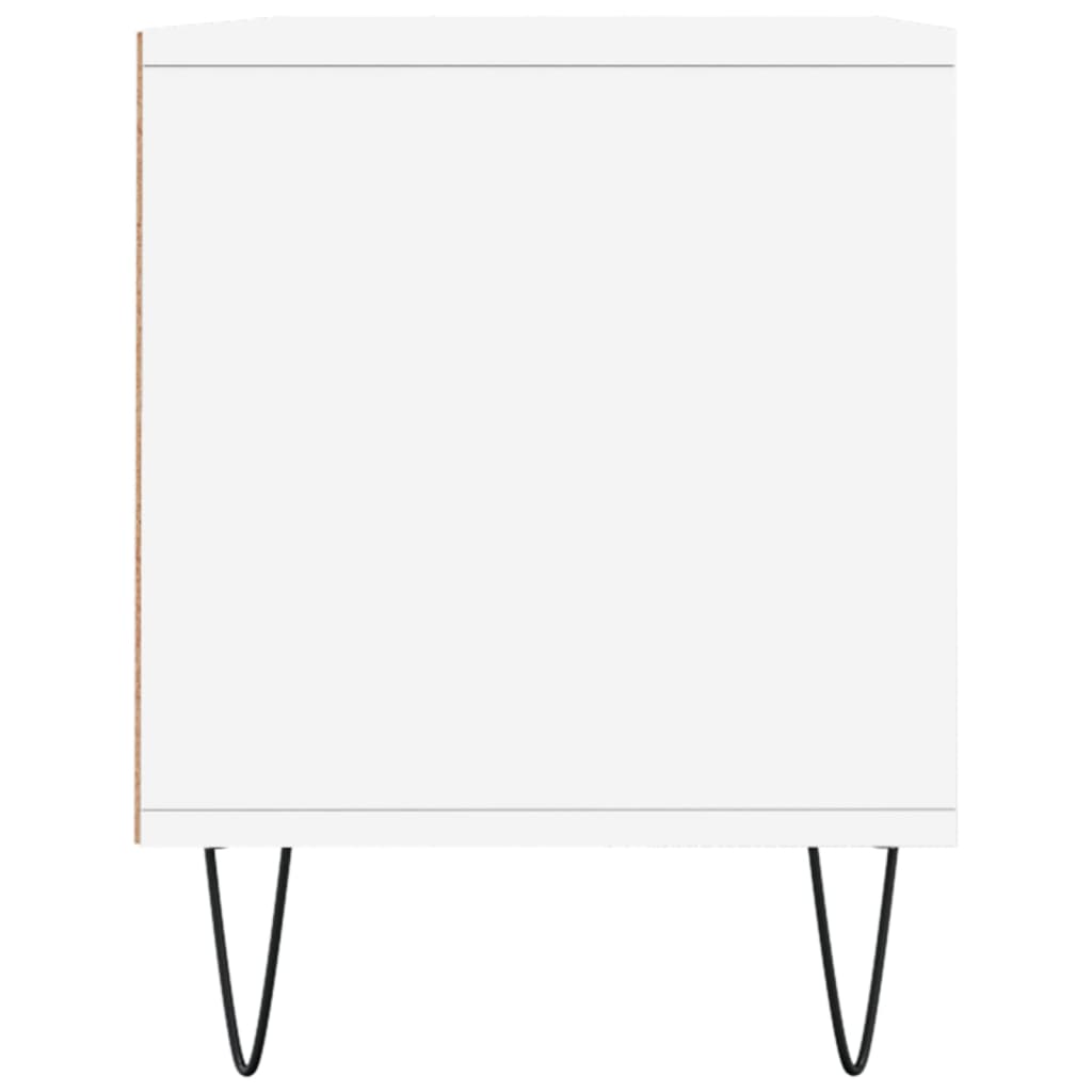 vidaXL Comodă TV, alb, 100x34,5x44,5 cm, lemn prelucrat vidaXL Comodă TV, alb, 100x34,5x44,5 cm, lemn prelucrat