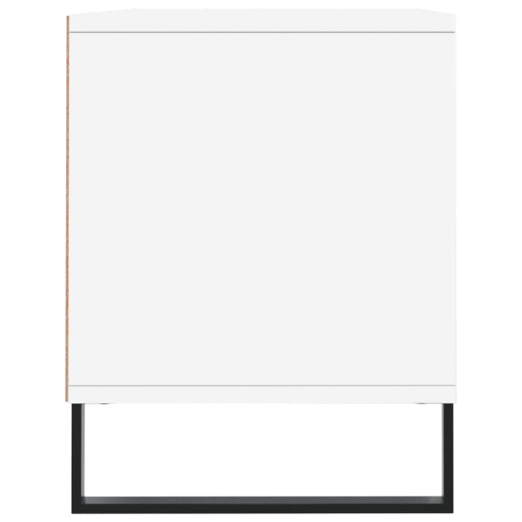 vidaXL Comodă TV, alb, 100x34,5x44,5 cm, lemn prelucrat