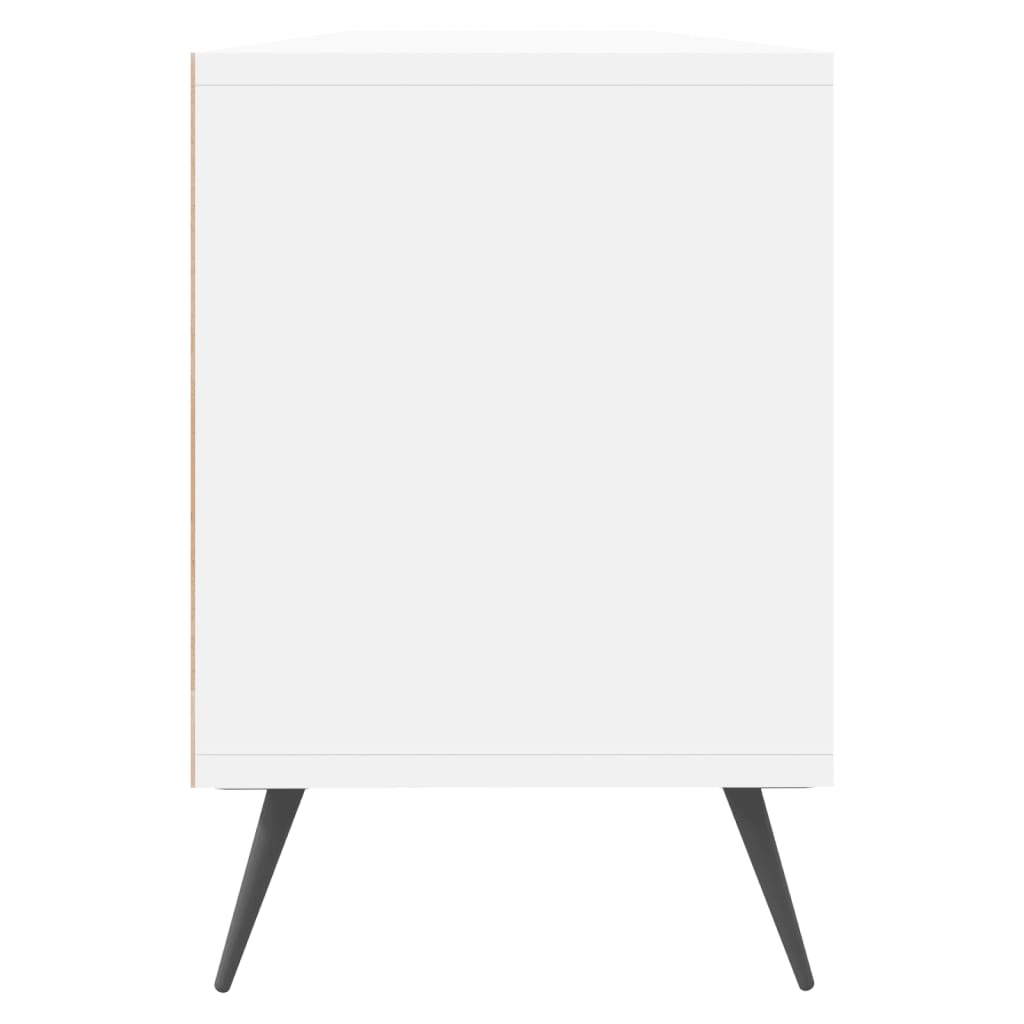 vidaXL Comodă TV, alb, 150x30x44,5 cm, lemn prelucrat