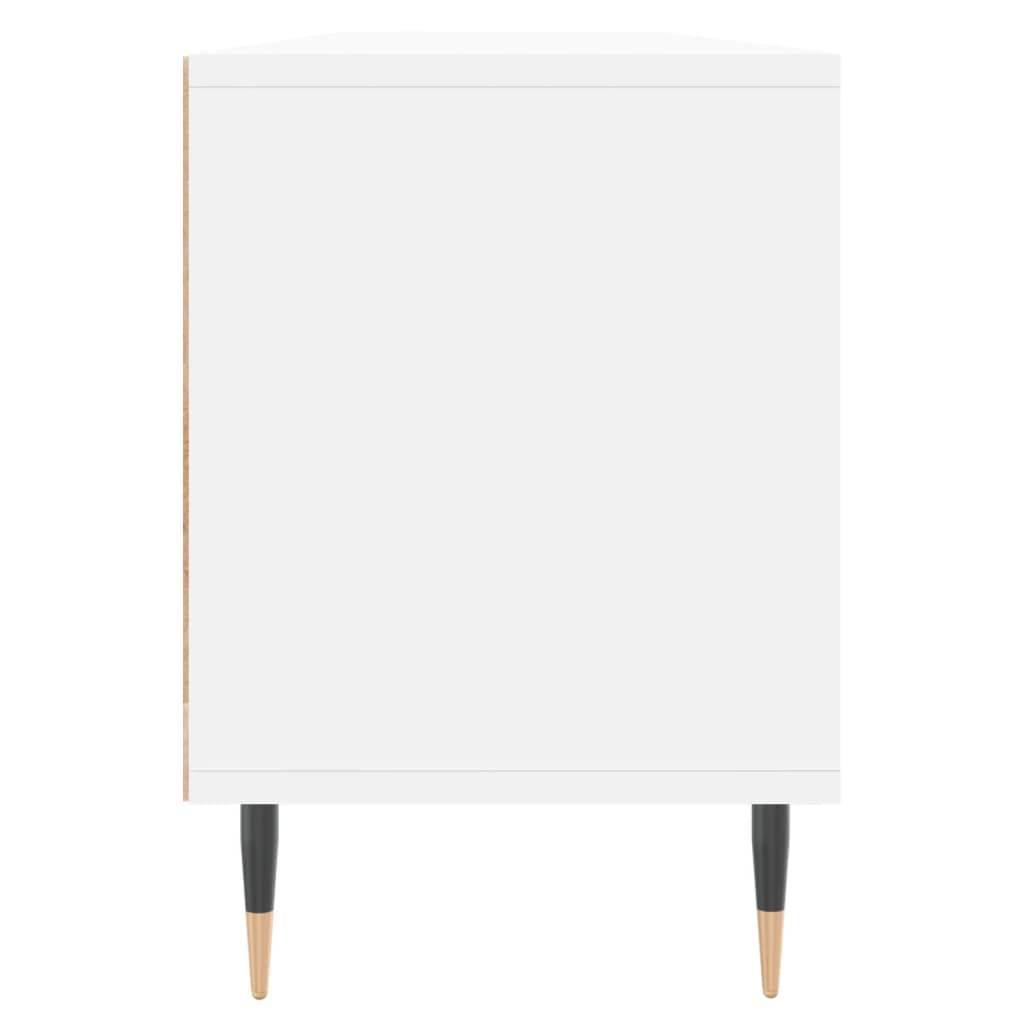 vidaXL Comodă TV, alb, 150x30x44,5 cm, lemn prelucrat vidaXL Comodă TV, alb, 150x30x44,5 cm, lemn prelucrat