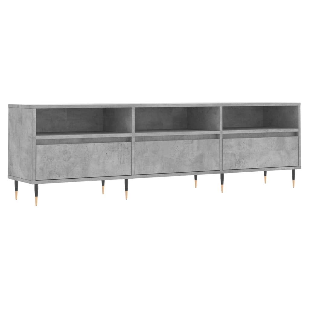 vidaXL Comodă TV, gri beton, 150x30x44,5 cm, lemn prelucrat vidaXL Comodă TV, gri beton, 150x30x44,5 cm, lemn prelucrat