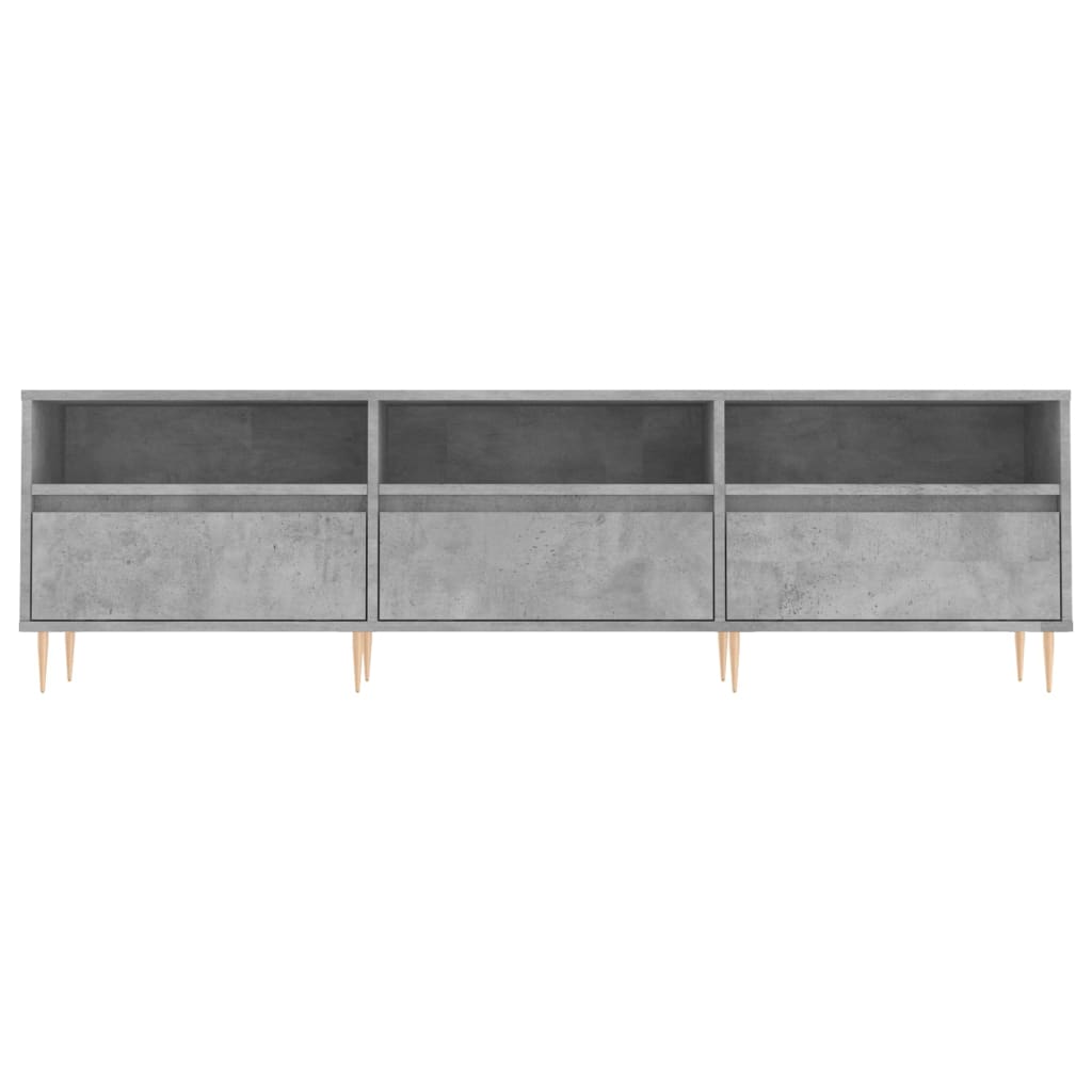 vidaXL Comodă TV, gri beton, 150x30x44,5 cm, lemn prelucrat vidaXL Comodă TV, gri beton, 150x30x44,5 cm, lemn prelucrat
